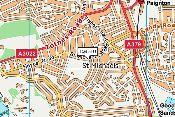 TQ4 5LU map - OS VectorMap District (Ordnance Survey)