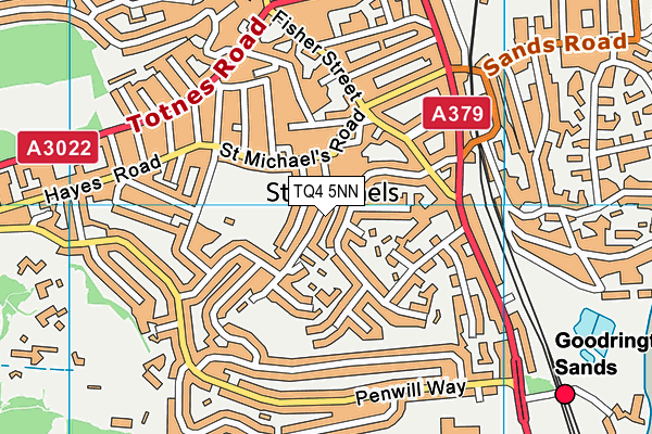 TQ4 5NN map - OS VectorMap District (Ordnance Survey)