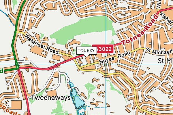 TQ4 5XY map - OS VectorMap District (Ordnance Survey)