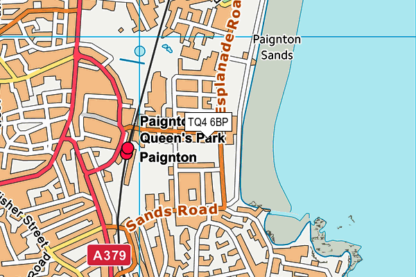 TQ4 6BP map - OS VectorMap District (Ordnance Survey)
