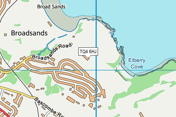 TQ4 6HJ map - OS VectorMap District (Ordnance Survey)