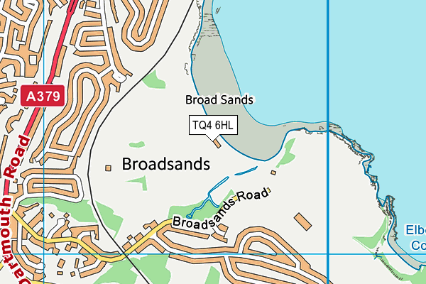 TQ4 6HL map - OS VectorMap District (Ordnance Survey)