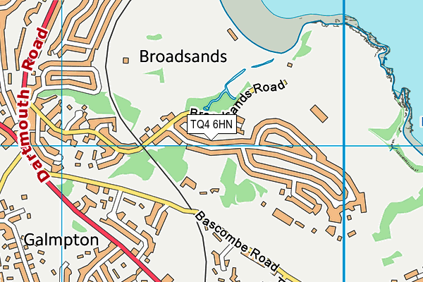 TQ4 6HN map - OS VectorMap District (Ordnance Survey)