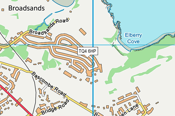 TQ4 6HP map - OS VectorMap District (Ordnance Survey)