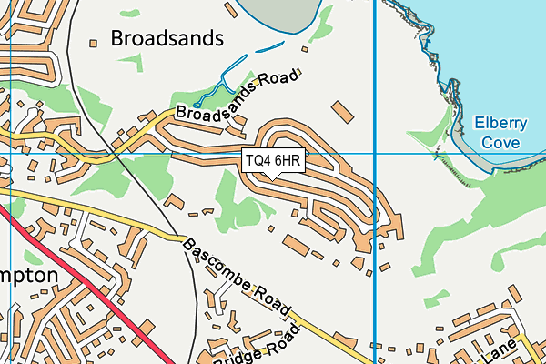 TQ4 6HR map - OS VectorMap District (Ordnance Survey)