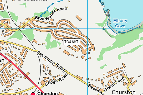 TQ4 6HT map - OS VectorMap District (Ordnance Survey)