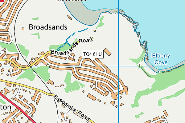 TQ4 6HU map - OS VectorMap District (Ordnance Survey)