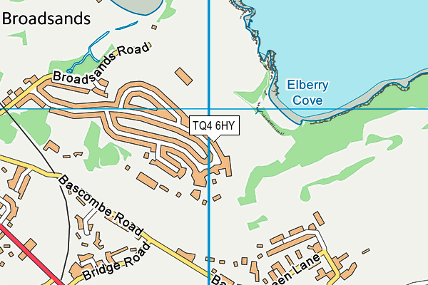 TQ4 6HY map - OS VectorMap District (Ordnance Survey)