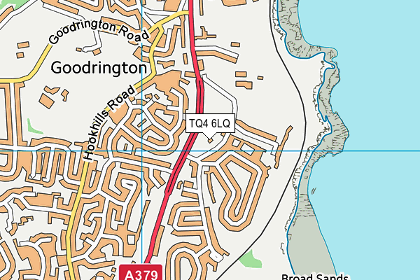 TQ4 6LQ map - OS VectorMap District (Ordnance Survey)