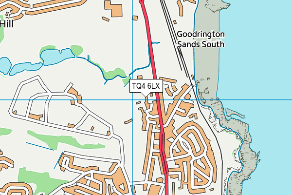 TQ4 6LX map - OS VectorMap District (Ordnance Survey)