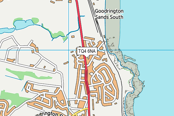 TQ4 6NA map - OS VectorMap District (Ordnance Survey)
