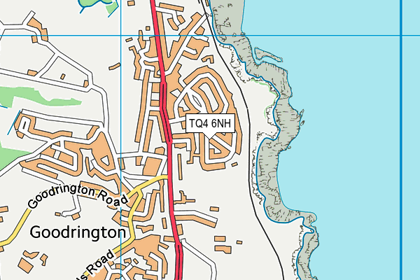TQ4 6NH map - OS VectorMap District (Ordnance Survey)