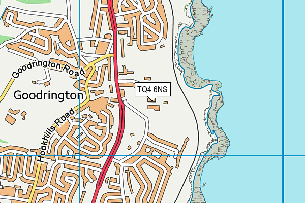 TQ4 6NS map - OS VectorMap District (Ordnance Survey)