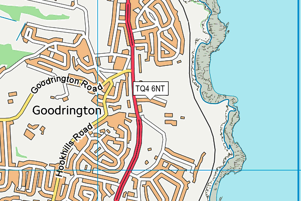 TQ4 6NT map - OS VectorMap District (Ordnance Survey)