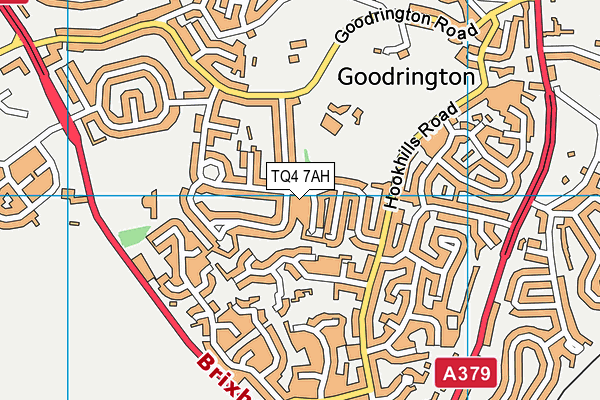 TQ4 7AH map - OS VectorMap District (Ordnance Survey)