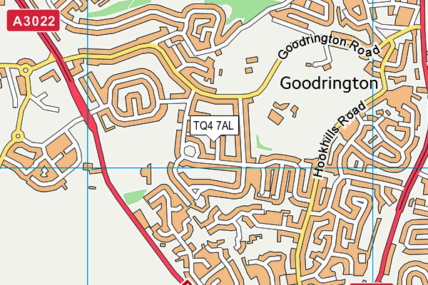 TQ4 7AL map - OS VectorMap District (Ordnance Survey)