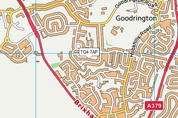 TQ4 7AP map - OS VectorMap District (Ordnance Survey)