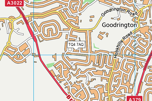 TQ4 7AQ map - OS VectorMap District (Ordnance Survey)