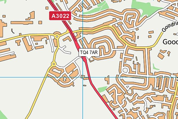 TQ4 7AR map - OS VectorMap District (Ordnance Survey)