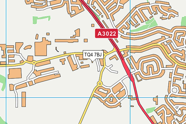 TQ4 7BJ map - OS VectorMap District (Ordnance Survey)