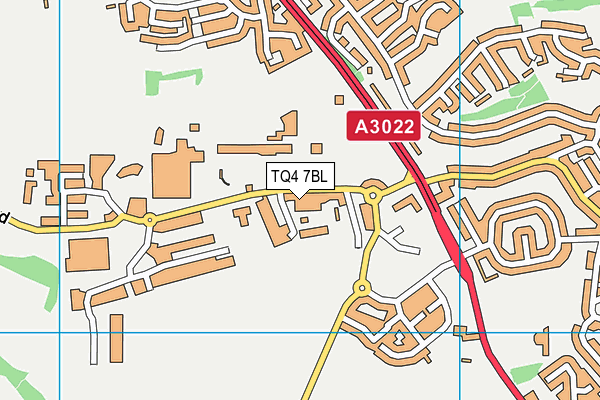TQ4 7BL map - OS VectorMap District (Ordnance Survey)