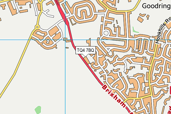 TQ4 7BQ map - OS VectorMap District (Ordnance Survey)