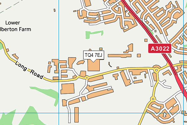 South Devon College map (TQ4 7EJ) - OS VectorMap District (Ordnance Survey)