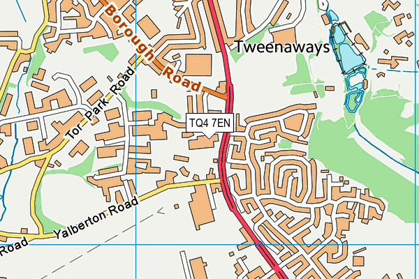 TQ4 7EN map - OS VectorMap District (Ordnance Survey)