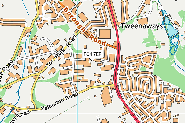 TQ4 7EP map - OS VectorMap District (Ordnance Survey)