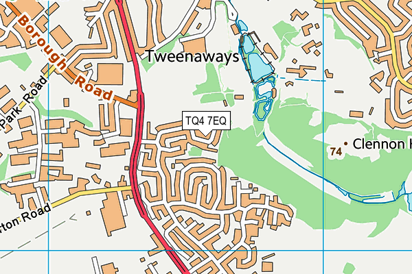 TQ4 7EQ map - OS VectorMap District (Ordnance Survey)