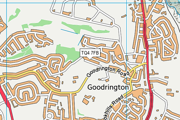 TQ4 7FB map - OS VectorMap District (Ordnance Survey)