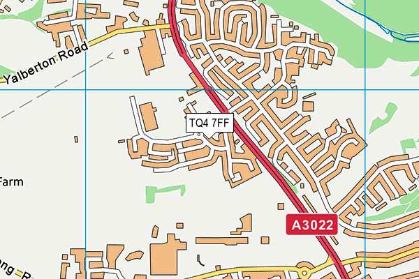 TQ4 7FF map - OS VectorMap District (Ordnance Survey)