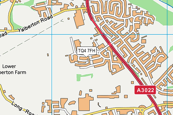 TQ4 7FH map - OS VectorMap District (Ordnance Survey)