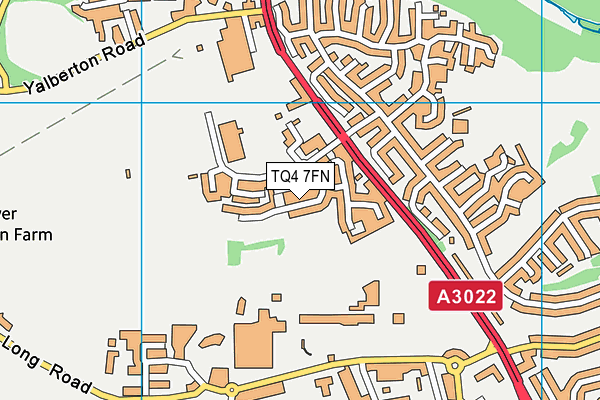 TQ4 7FN map - OS VectorMap District (Ordnance Survey)