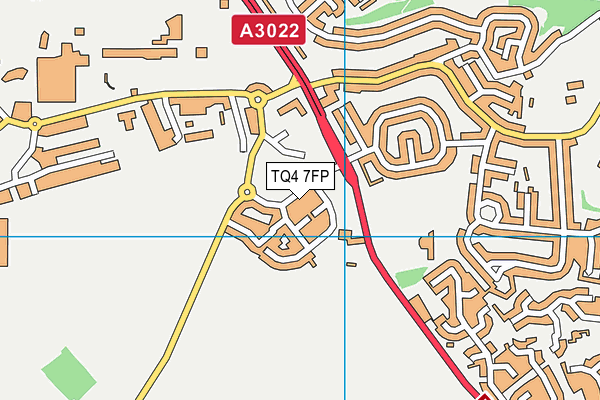 TQ4 7FP map - OS VectorMap District (Ordnance Survey)