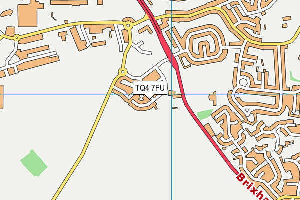 TQ4 7FU map - OS VectorMap District (Ordnance Survey)