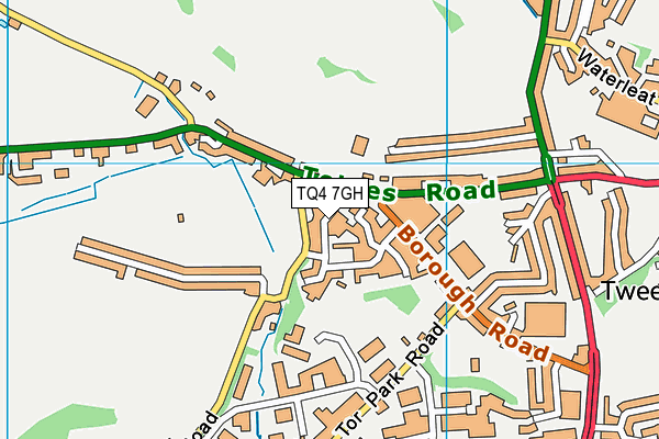 TQ4 7GH map - OS VectorMap District (Ordnance Survey)