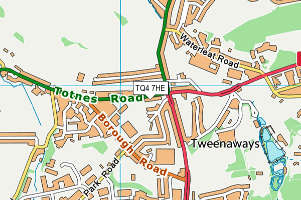 TQ4 7HE map - OS VectorMap District (Ordnance Survey)