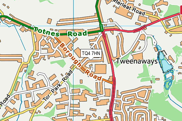 TQ4 7HN map - OS VectorMap District (Ordnance Survey)