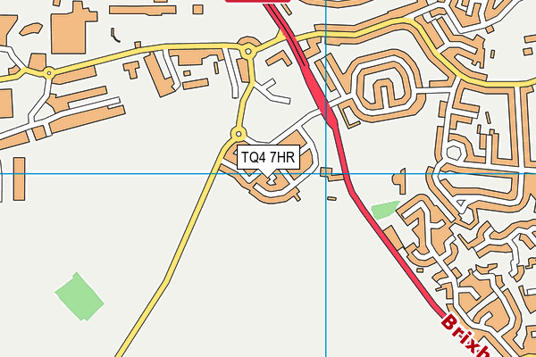 TQ4 7HR map - OS VectorMap District (Ordnance Survey)