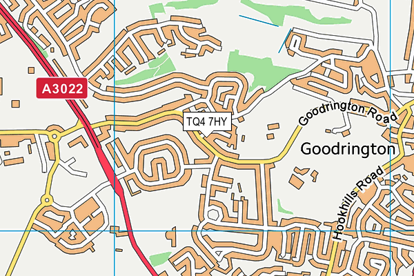 TQ4 7HY map - OS VectorMap District (Ordnance Survey)