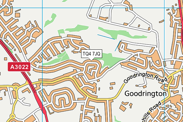 TQ4 7JQ map - OS VectorMap District (Ordnance Survey)