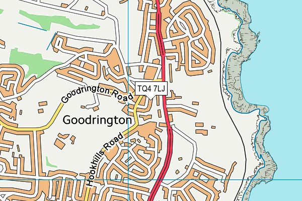 TQ4 7LJ map - OS VectorMap District (Ordnance Survey)