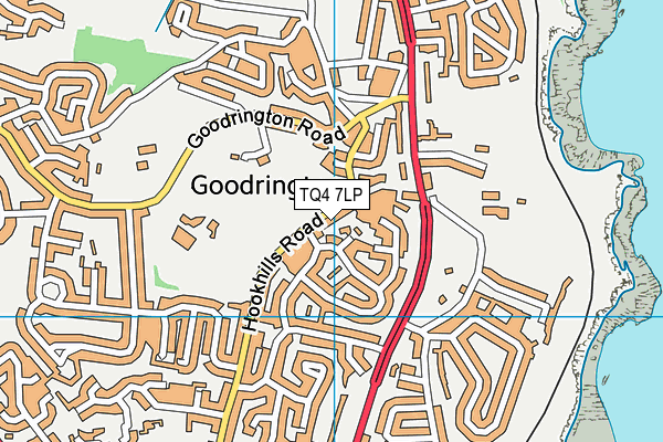 TQ4 7LP map - OS VectorMap District (Ordnance Survey)
