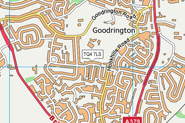 TQ4 7LS map - OS VectorMap District (Ordnance Survey)
