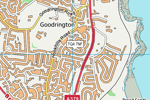 TQ4 7NF map - OS VectorMap District (Ordnance Survey)