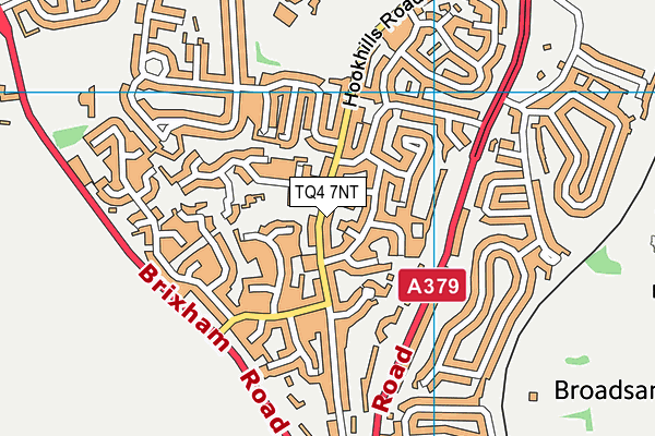 TQ4 7NT map - OS VectorMap District (Ordnance Survey)