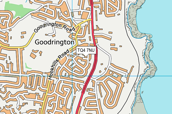 TQ4 7NU map - OS VectorMap District (Ordnance Survey)