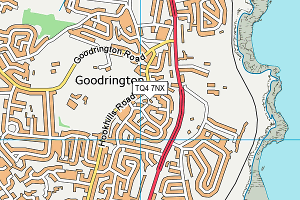 TQ4 7NX map - OS VectorMap District (Ordnance Survey)