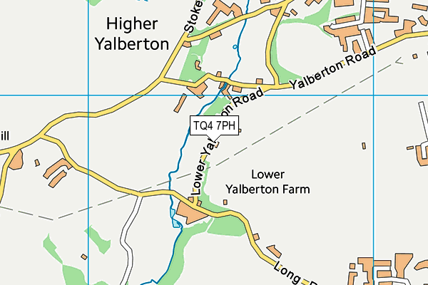 TQ4 7PH map - OS VectorMap District (Ordnance Survey)